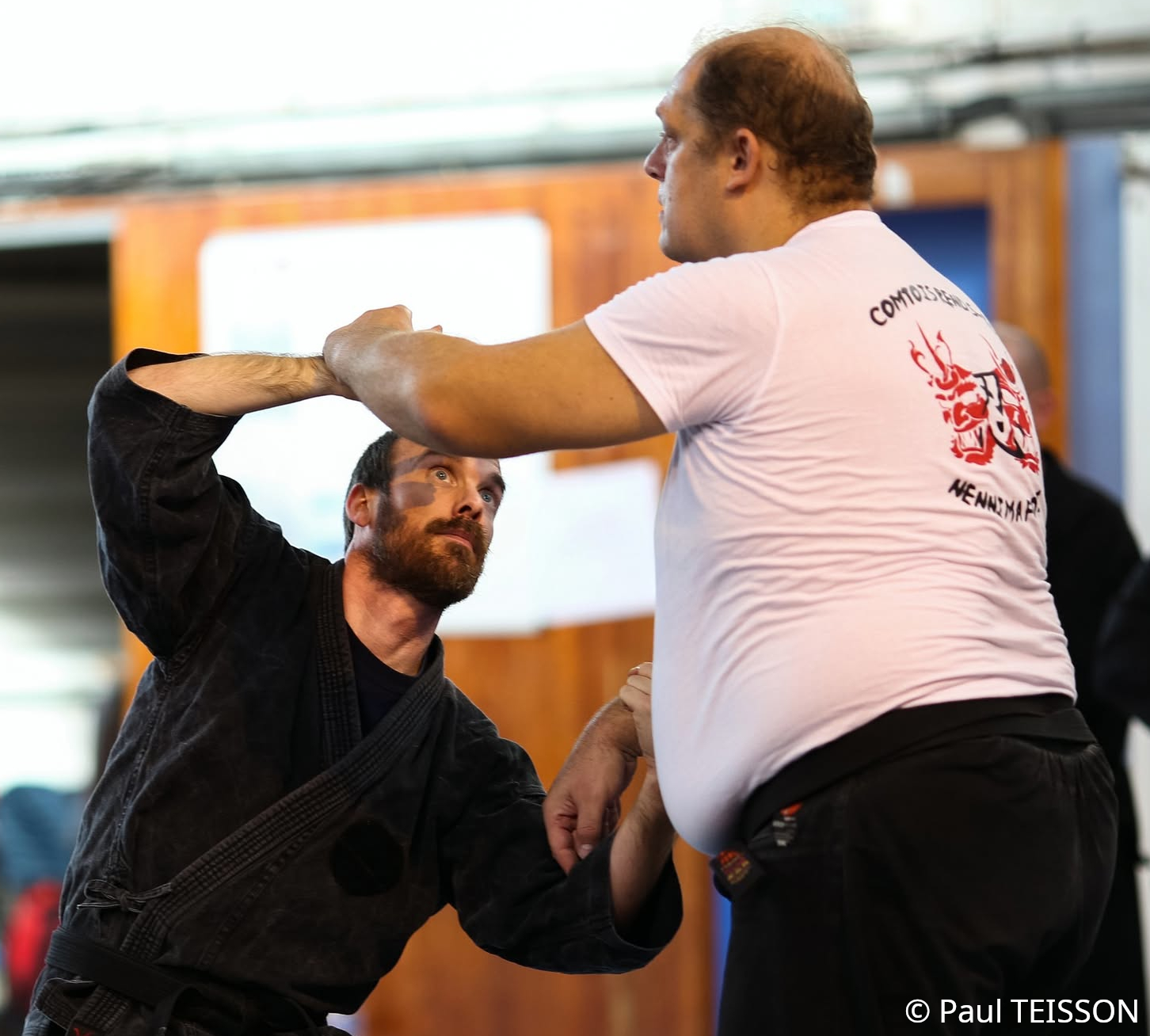 Technique réalisée par Bruno sur Yannick. © Paul TEISSON